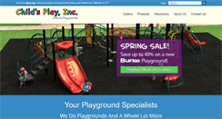 Desktop Screenshot of childsplayinc.net