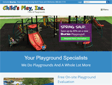 Tablet Screenshot of childsplayinc.net